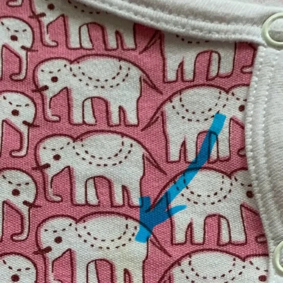 Roller Rabbit Pink Hathi Elephant Pajamas - Picture 15 of 16